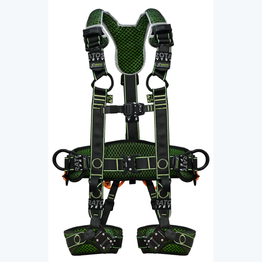 TOWER HYBRID AIRTECH - Full body harness 3 attachment points with extra-comfort belt for pylon work (S-M)