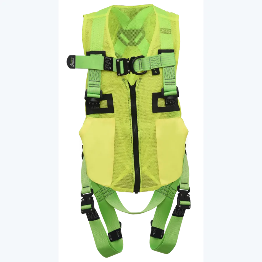 REFLEX 3 - Full body harness 2 attachment points with high visibility strap andvest