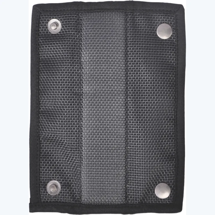 Removable abrasion resistant shoulder pad