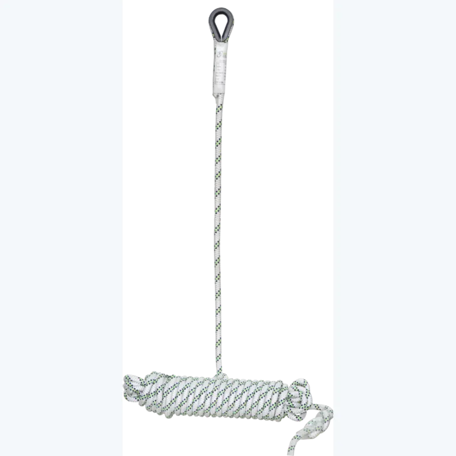 Kernmantle rope anchor line 10m