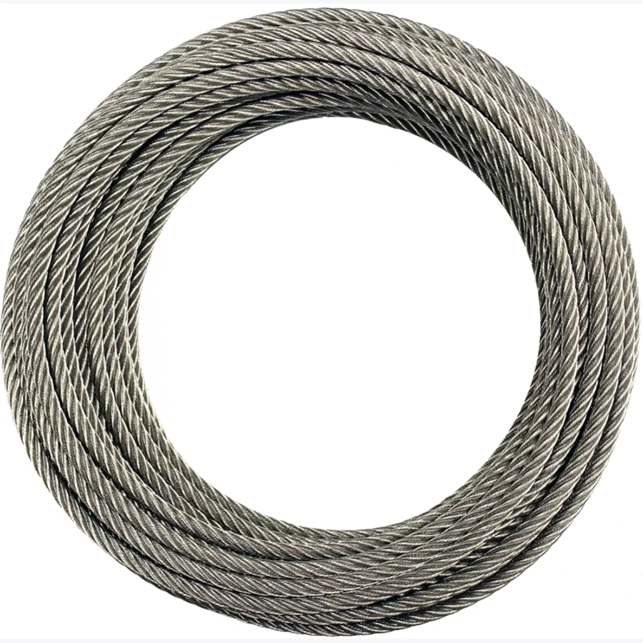 Stainless steel wire rope for fall arrest system