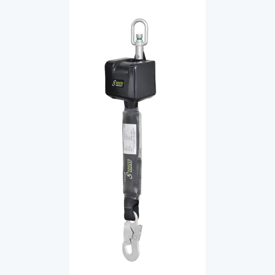VORAS - Retractable fall arrester with webbing lanyard Lg 2,50 m
