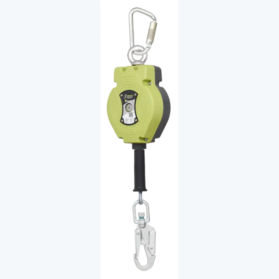 HELIXON wire rope, retractable fall arrester 3.50 m, for vertical use only