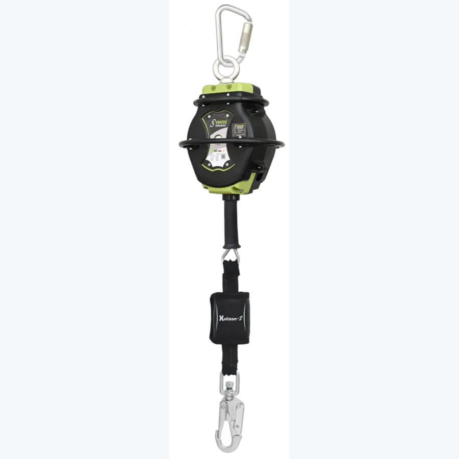 HELIXON-S Retractable fall arrester 10 mgalvanized cable with integrated FA 20EXO 10 exoskeleton