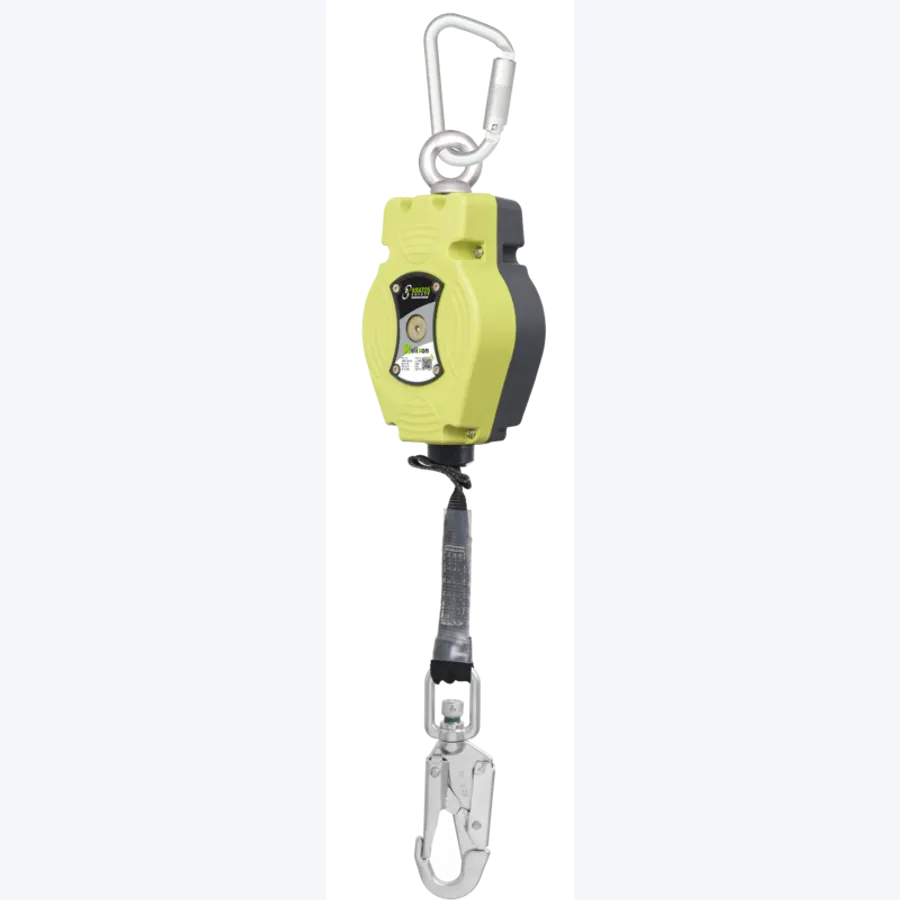 HELIXON webbing, retractable fall arrester 3,5 m, for vertical use only
