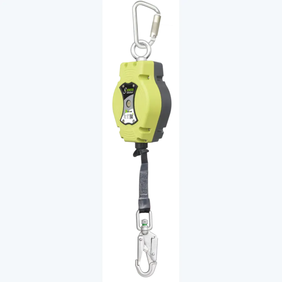 HELIXON webbing, retractable fall arrester 6 m, for vertical use only