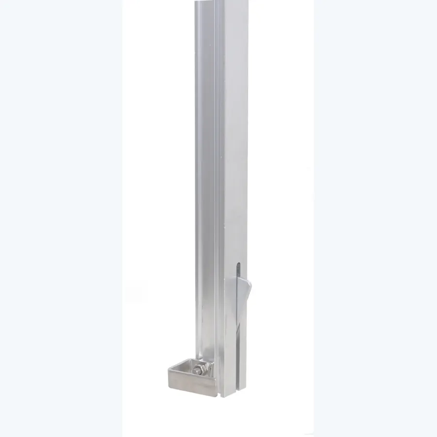 Aluminum Bottom Rail Extremity for KS 8000 or KS 5000