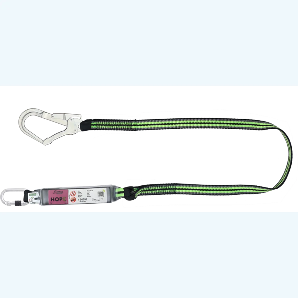 HOPE - Energy absorbing webbing lanyard 1.80 m and connectors FA5010117 and FA5020755