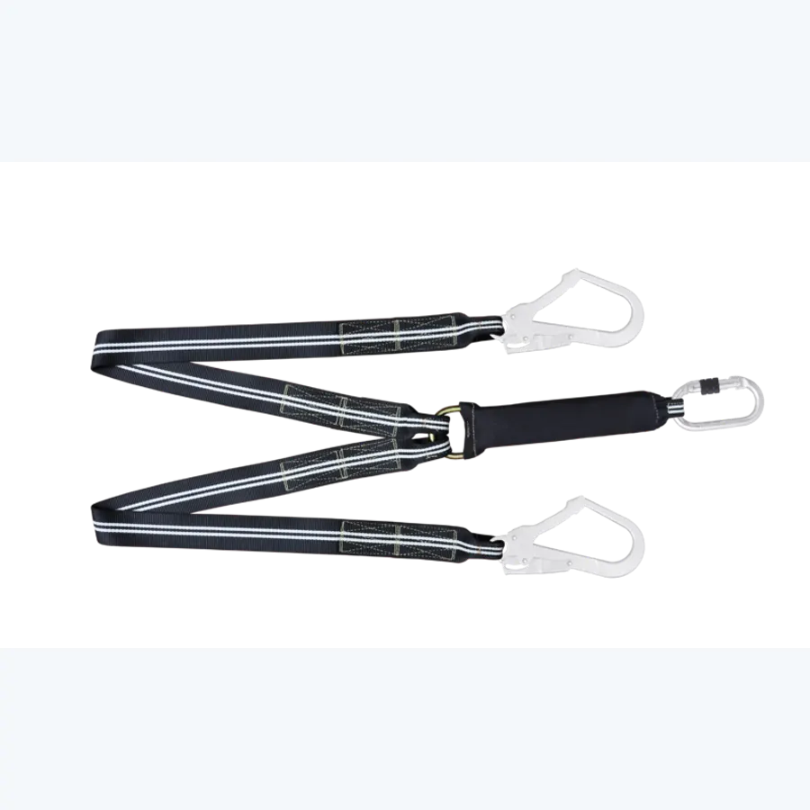 FIRE FREE Forked Energy Absorbing webbing Lanyard 1,5m