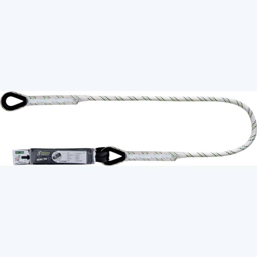 HOPE - Energy absorbing kernmantle rope lanyard 1.50 mtr