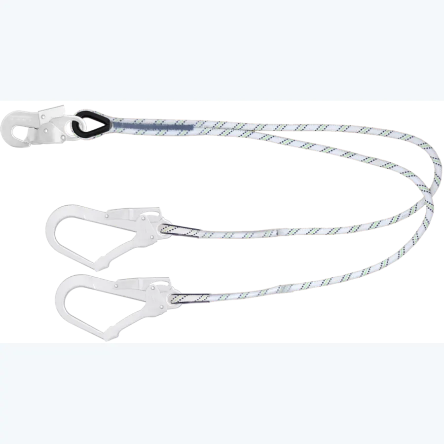 Forked Kernmantle rope lanyard 1 m+ 2 FA 50 207 55