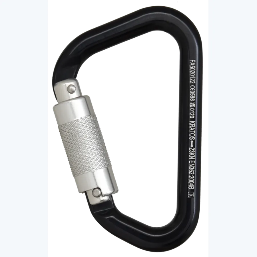 Aluminium Quarter turn locking Karabiner