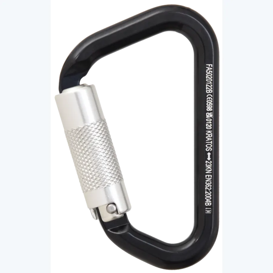 Aluminium Quarter turn locking Karabiner - Keylock type