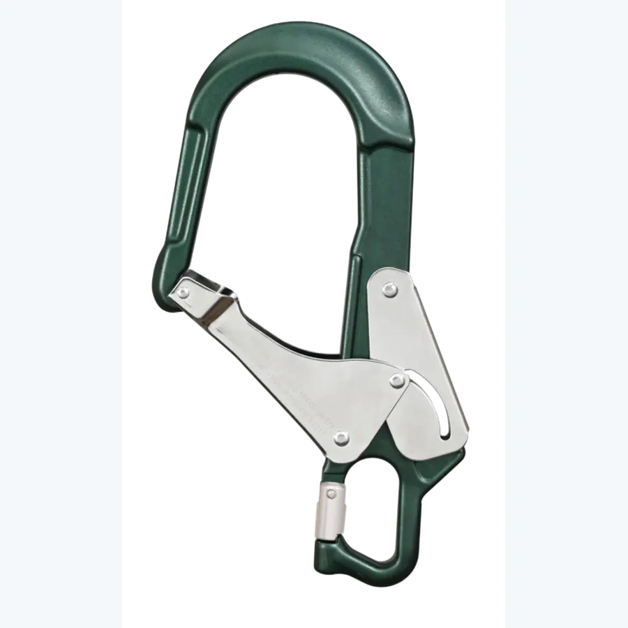 HUKA-1 - Aluminum rebar hook with openable termination eye