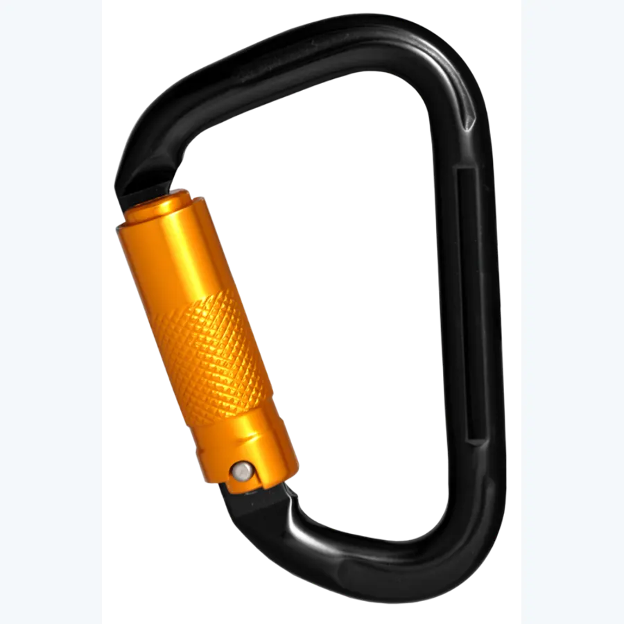 Aluminium Triple action-locking Karabiner - Keylock type