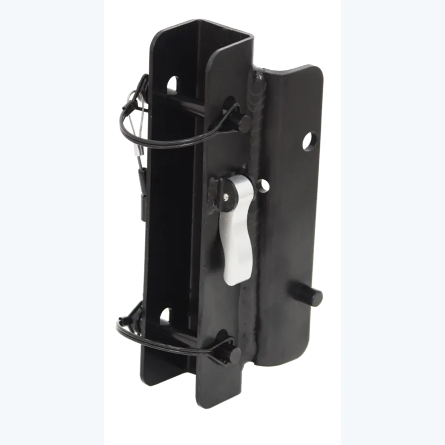 Universal adaptation plate for installing the winch or the block with integratedwinch on double head-mounted pulley Tripod