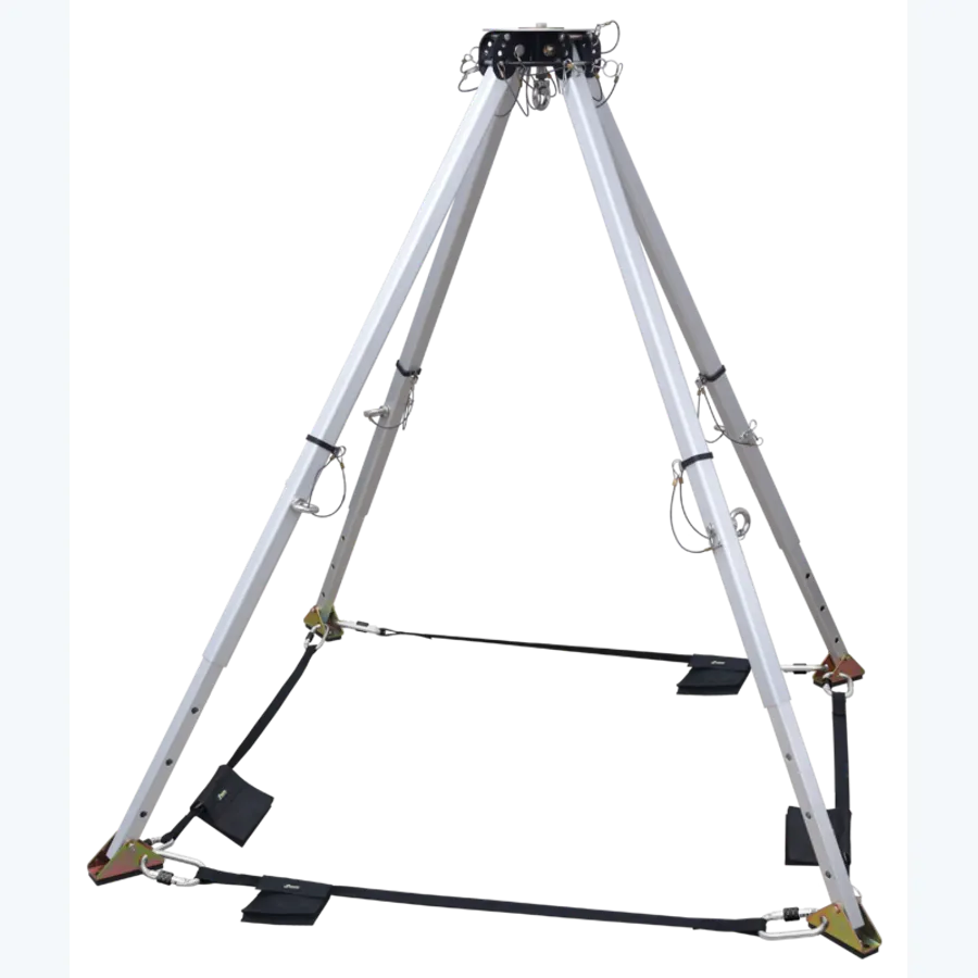 QuadPod for cliff top or mountain rescue and confined space rescue
