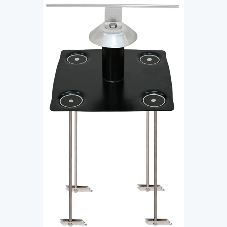 Intermediate corner bend toggle anchor plate for membrane roof sheet