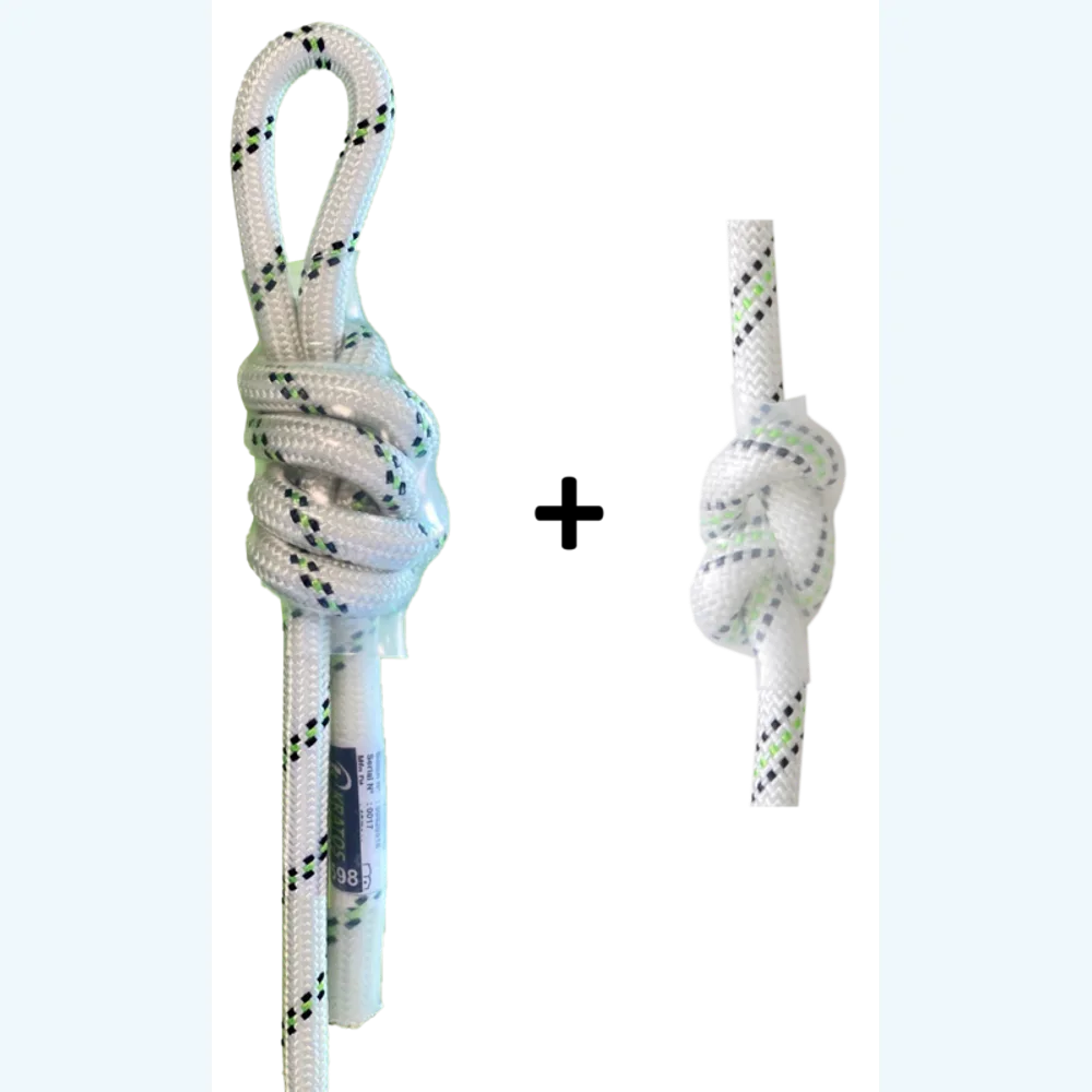 End Kit for kernmantle rope with special length, supplied with 2 manufactured ends
