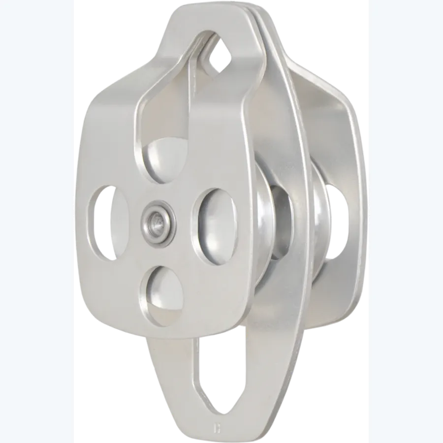 Double Pulley with moveable Flanges, double attachment