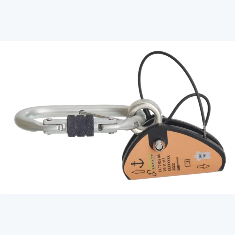 Rope or wire rope clamp for rescue