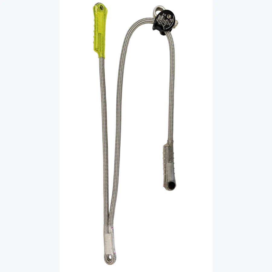 Forked adjustable progression lanyard, max. lg. of adjustable strand 1.10 m