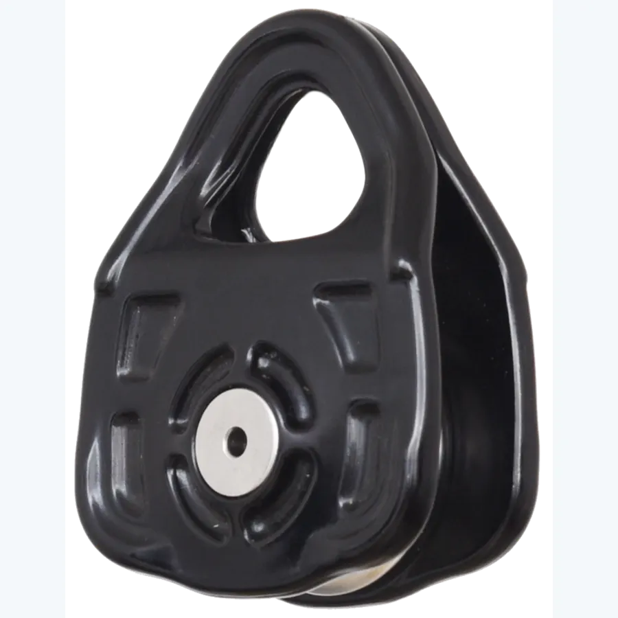 ROLS, Single forged pulley with openingflanges and ball bearings