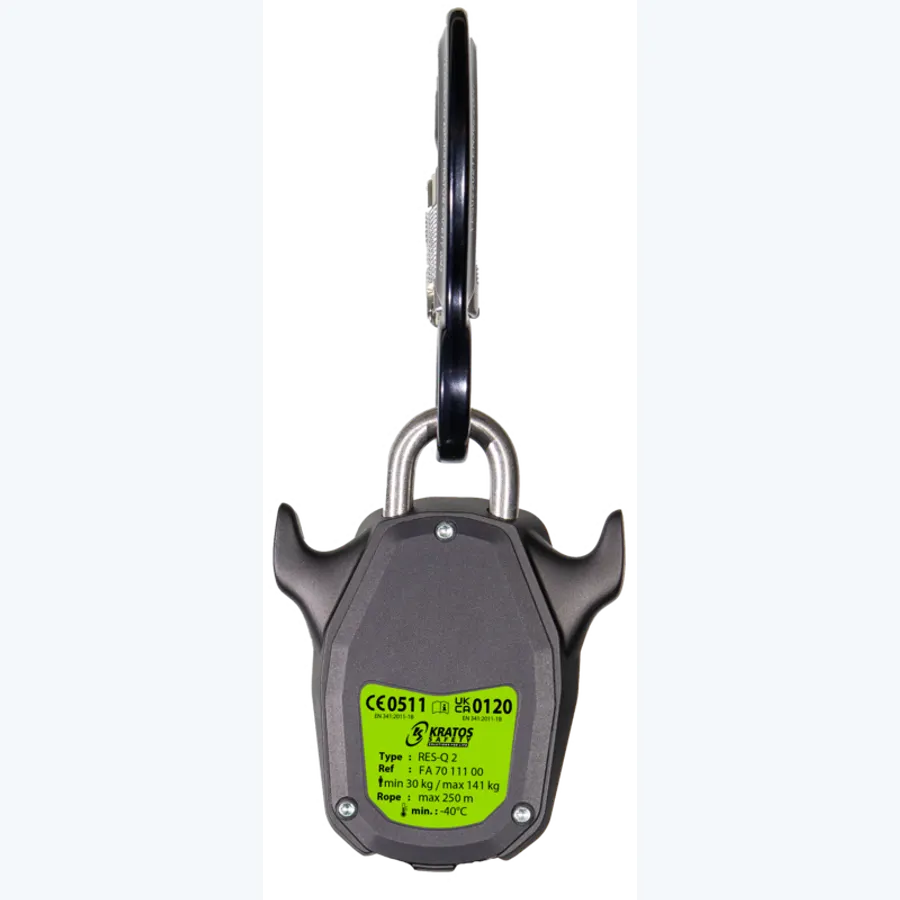 RESC-U, downward evacuation device