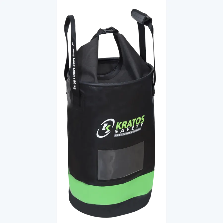Freestanding rope bag