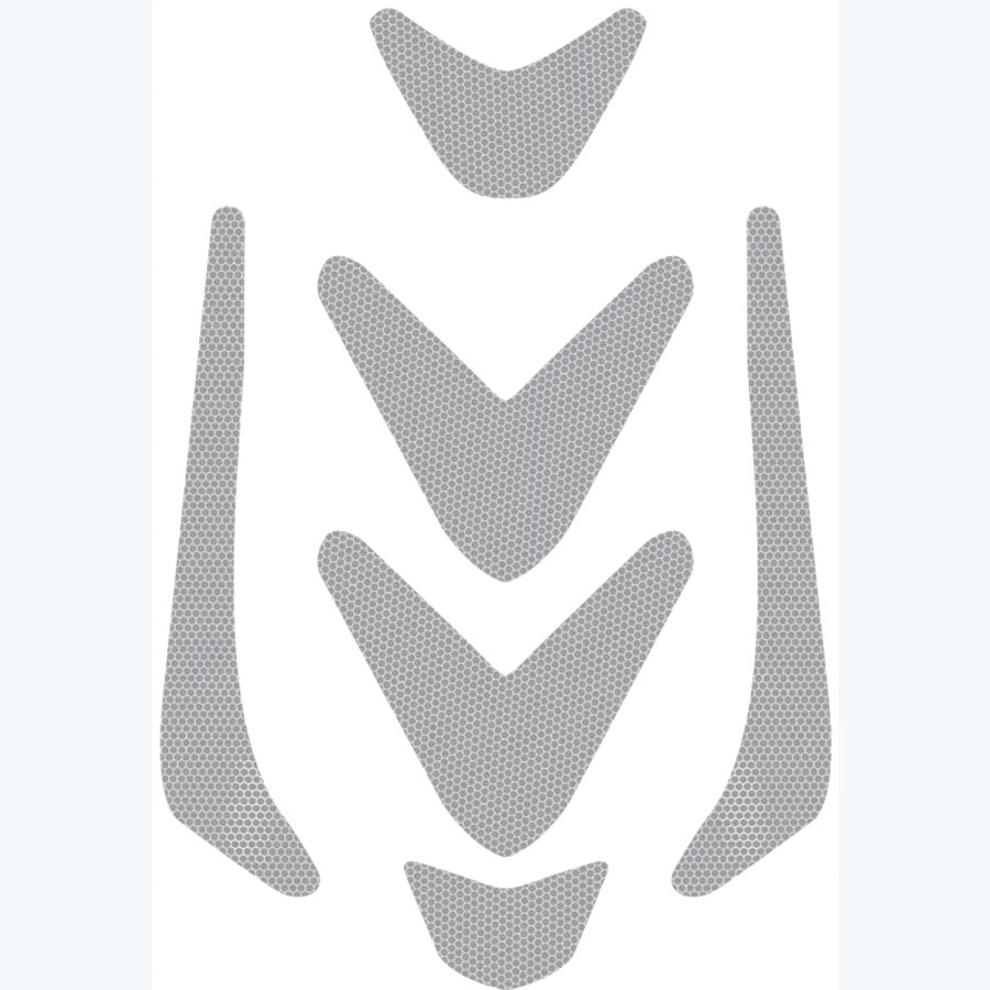 Set of retroreflective stickers for FOX & WOLF helmets