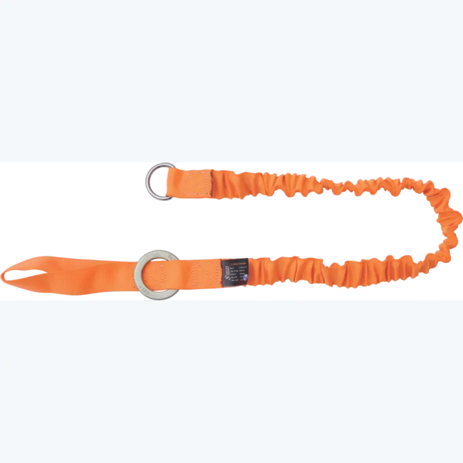 Stretch lanyard for connecting heavy tools